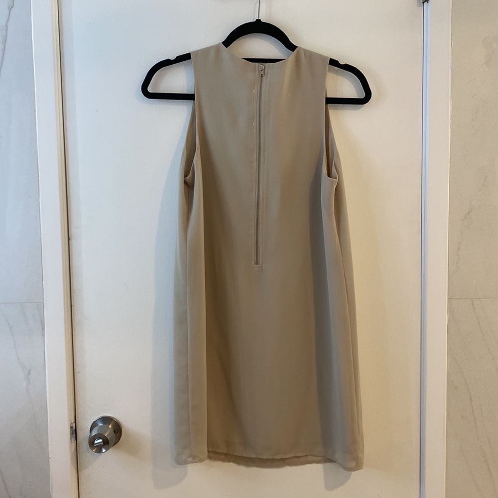 Beige Shift Dress - Picture 3 of 6